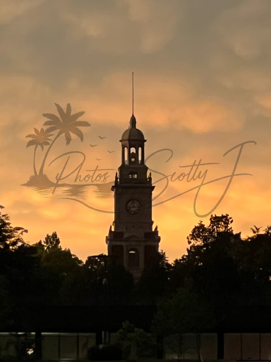 The Old Menninger Clock Tower in Topeka, KS